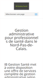 Mobile Screenshot of ibgestionsante.com