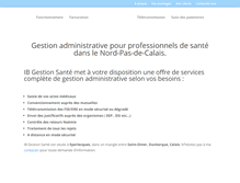 Tablet Screenshot of ibgestionsante.com